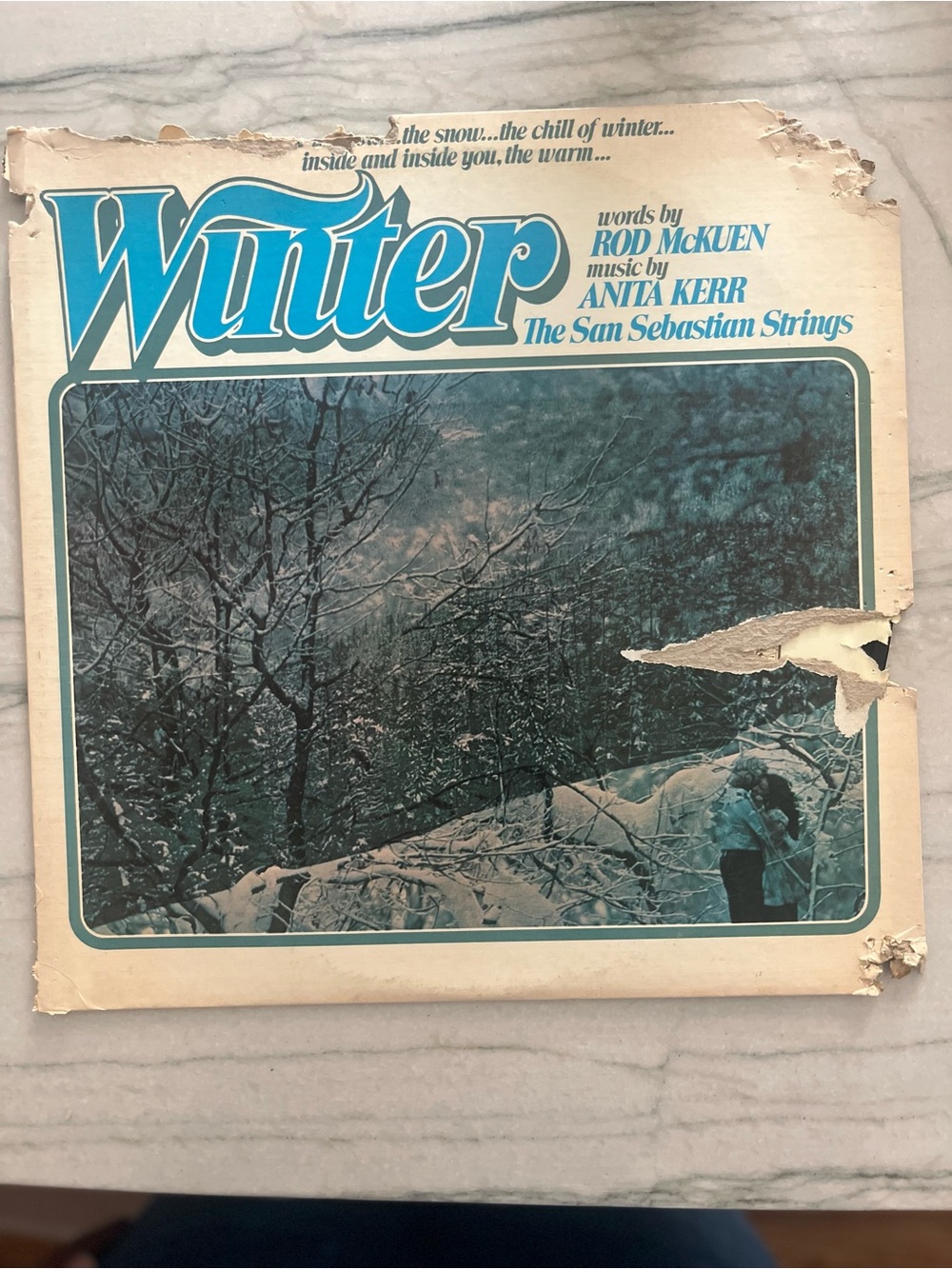 Winter by Rod McKuen and Anita Kerr
1970s vinyl record-